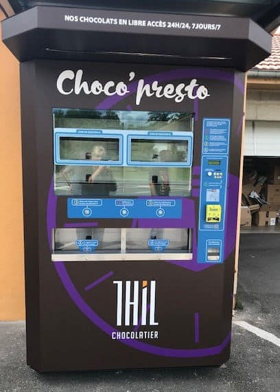 Vente et installation d’un distributeur automatique de chocolats à Colmar en Alsace
