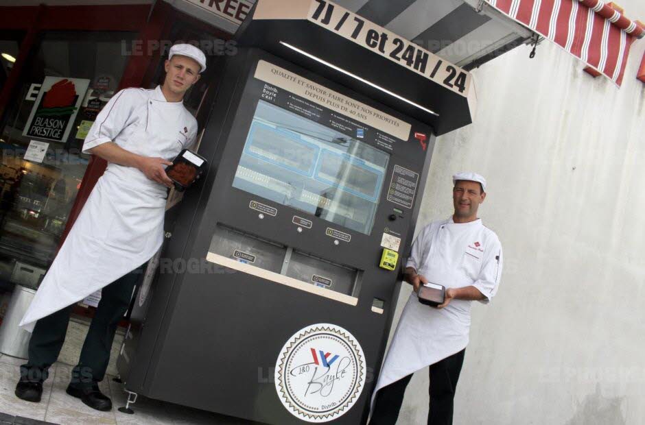 Vente et installation d’un distributeur automatique de viande à La-Grand-Croix près de Lyon