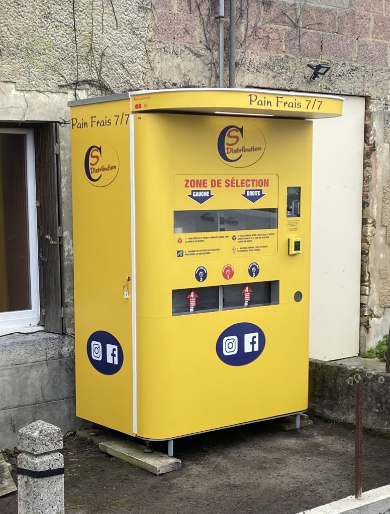Livraison et installation d’un distributeur automatique de pain à Romilly des marais dans la Manche