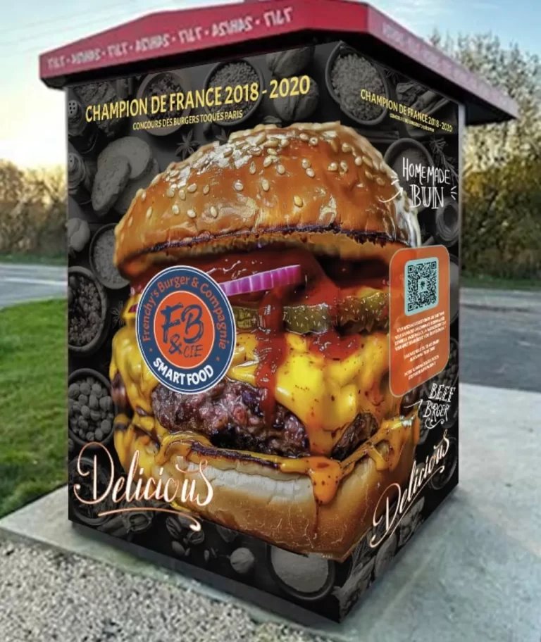 Le premier distributeur automatique de burgers de Touraine est installé à Luynes
