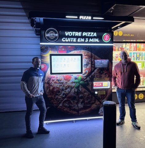 Installation d’un distributeur de pizzas à Echirolles en Isère
