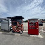 LOIRE : Livraison et installation d’un distributeur automatique de pizzas à Meylieu .